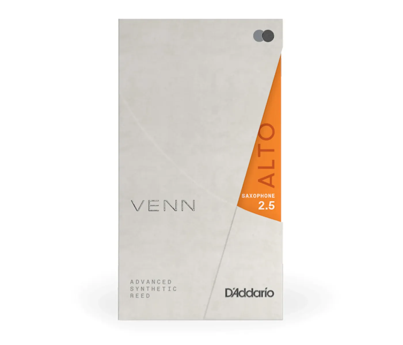 D'Addario VAS0125G2 VENN Gen 2 Alto Saxophone Reed Strength - 2.5 - 1 Pack