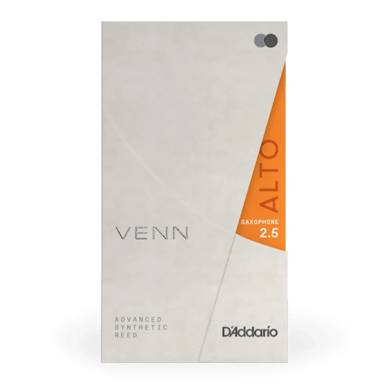 D'Addario VAS0125G2 VENN Gen 2 Alto Saxophone Reed Strength - 2.5 - 1 Pack D'Addario VAS0125G2 VENN Gen 2 Alto Saxophone Reed Strength - 2.5 - 1 Pack