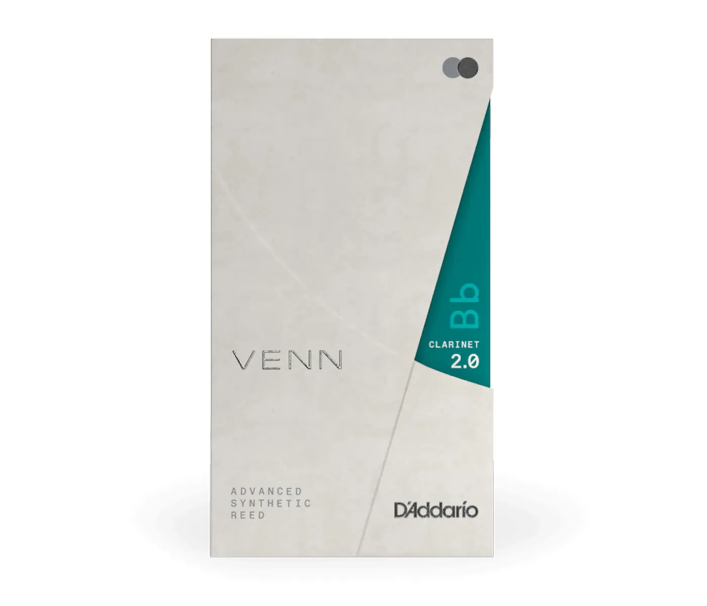 D'Addario VBB0120G2 VENN Gen 2 Bb Clarinet Reed Strength - 2.0 - 1 Pack