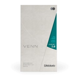 D'Addario VBB0120G2 VENN Gen 2 Bb Clarinet Reed Strength - 2.0 - 1 Pack