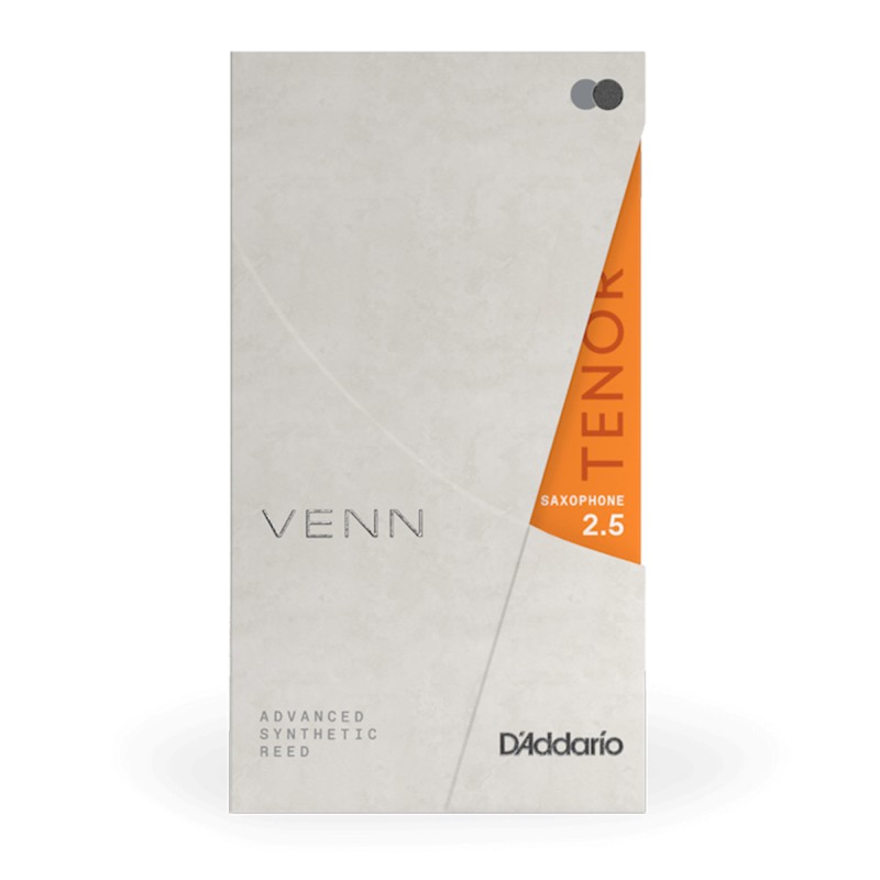 D'Addario VTS0125G2 VENN Gen 2 Tenor Saxophone Reed Strength - 2.5 - 1 Pack