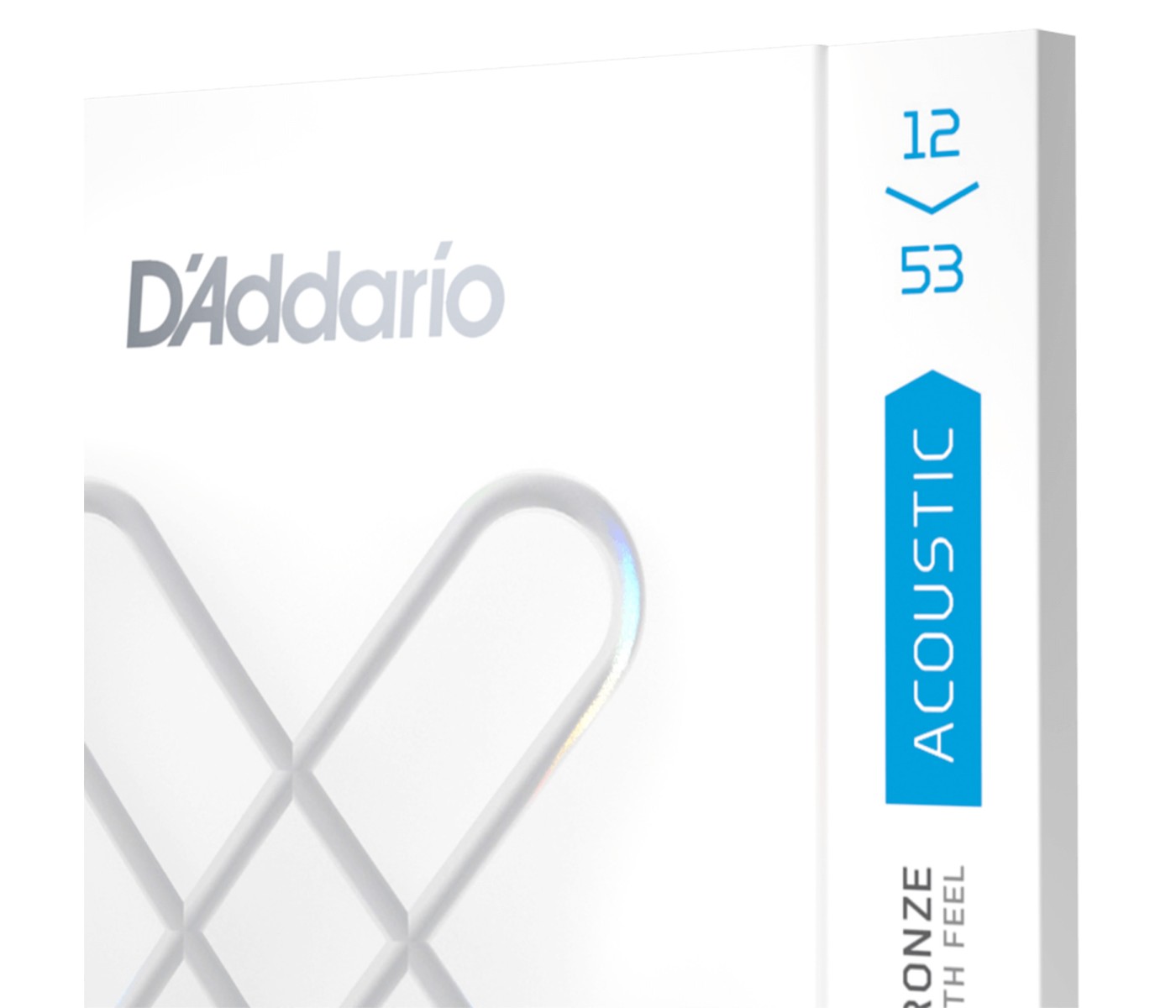 D'Addario XSAPB1253 Phosphor Bronze Acoustic Guitar String Light - 12-53