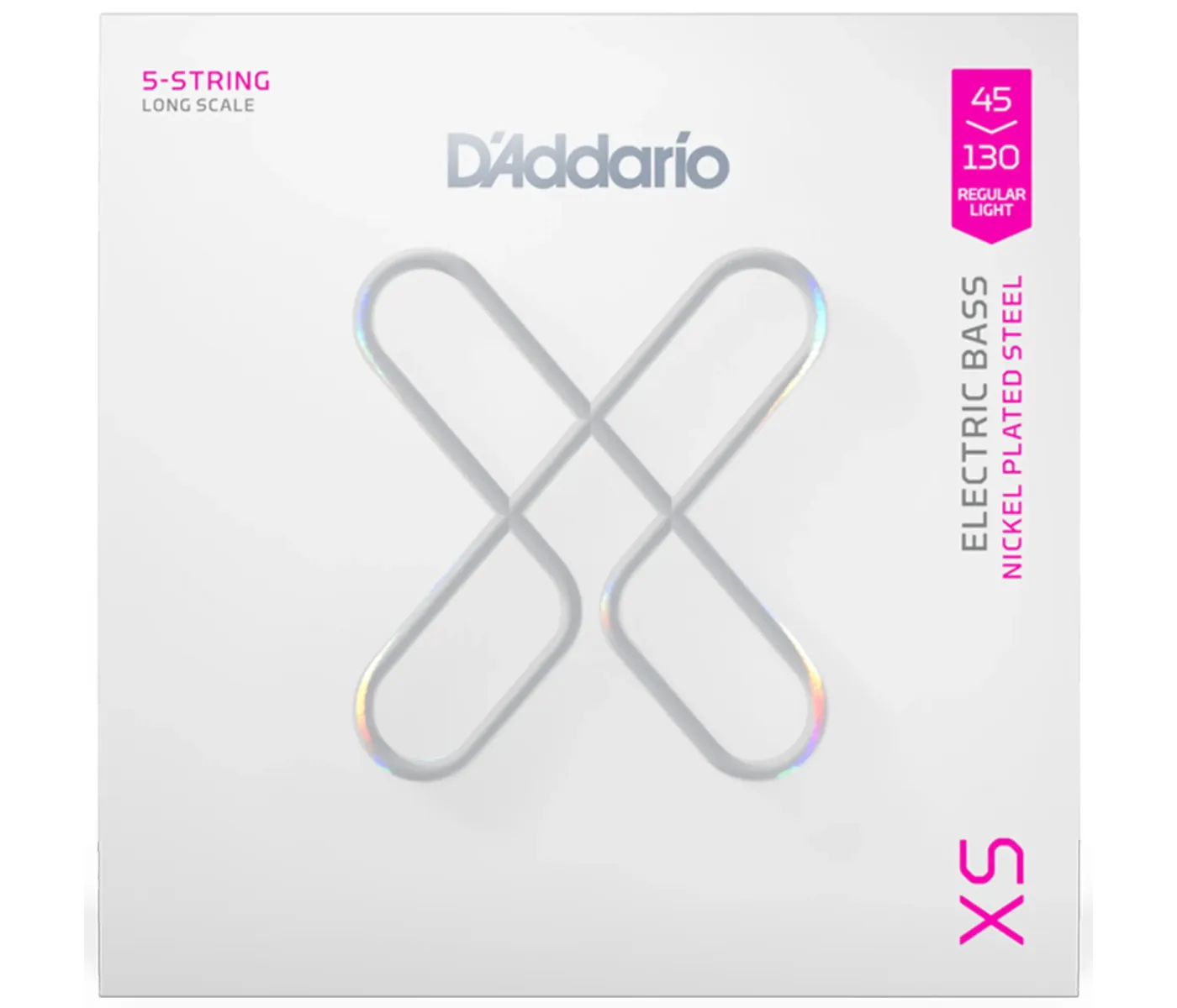D'Addario XSB45130 XS Nickel Coated Electric Bass Guitar String Regular Light - .045-.130 D'Addario XSB45130 XS Nickel Coated Electric Bass Guitar String Regular Light - .045-.130