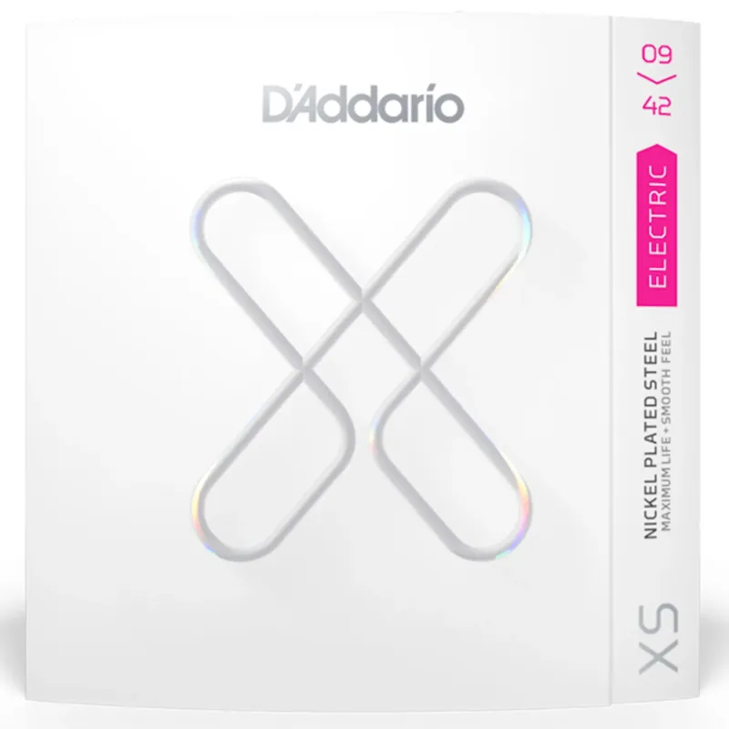 D'Addario XSE0942 XS Nickel Coated Electric Guitar String Super Light - 09-42