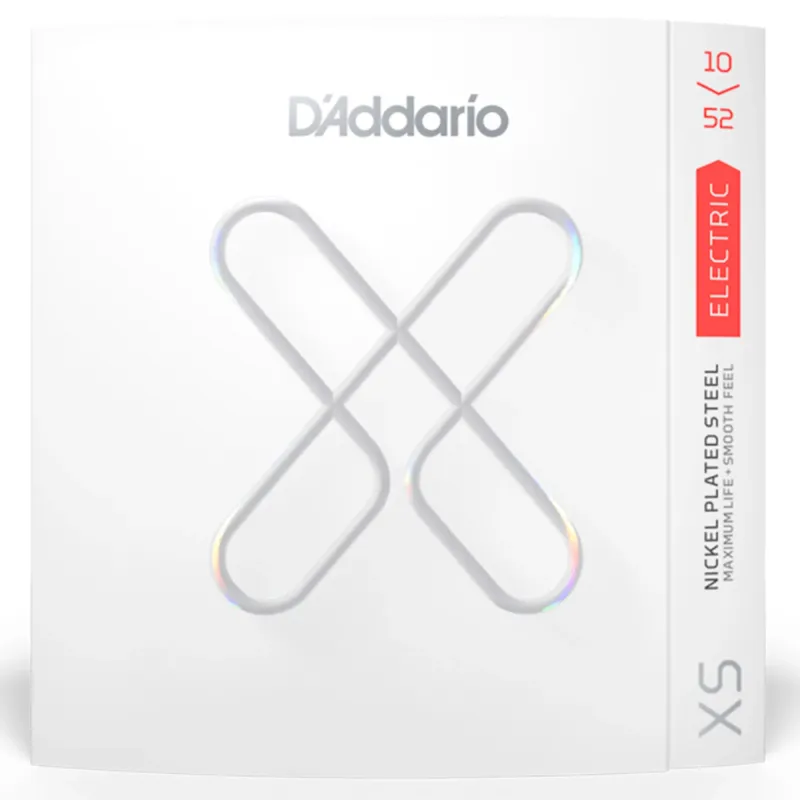 D'Addario XSE1052 XS Nickel Coated Electric Guitar String Light Top/Heavy Bottom - 10-52