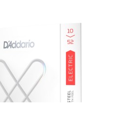 D'Addario XSE1052 XS Nickel Coated Electric Guitar String Light Top/Heavy Bottom - 10-52