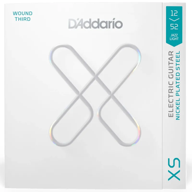 D'Addario XSE1252W XS Nickel Coated Electric Guitar String Jazz Light - .012-.052