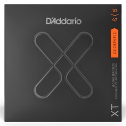 D'Addario XTABR1047 80/20 Bronze Acoustic Guitar String Extra Light Coated - 10-47