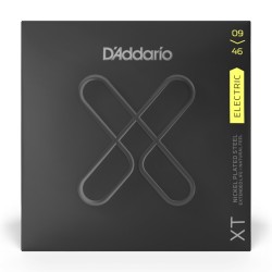 D'Addario XTE0946 Electric Guitar String Super Light Top/Regular Bottom Coated - 09-46