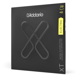 D'Addario XTE0946 Electric Guitar String Super Light Top/Regular Bottom Coated - 09-46