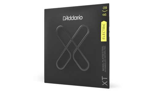 D'Addario XTE0946 Electric Guitar String Super Light Top/Regular Bottom Coated - 09-46