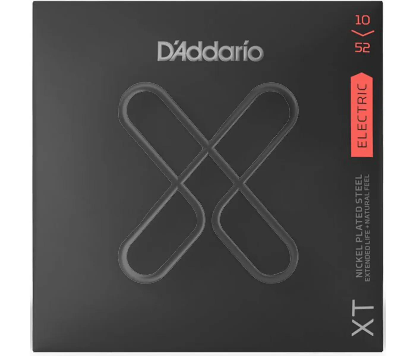 D'Addario XTE1052 XT Nickel Coated Electric Guitar String Light Top/Heavy Bottom - 10-52