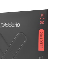 D'Addario XTE1052 XT Nickel Coated Electric Guitar String Light Top/Heavy Bottom - 10-52