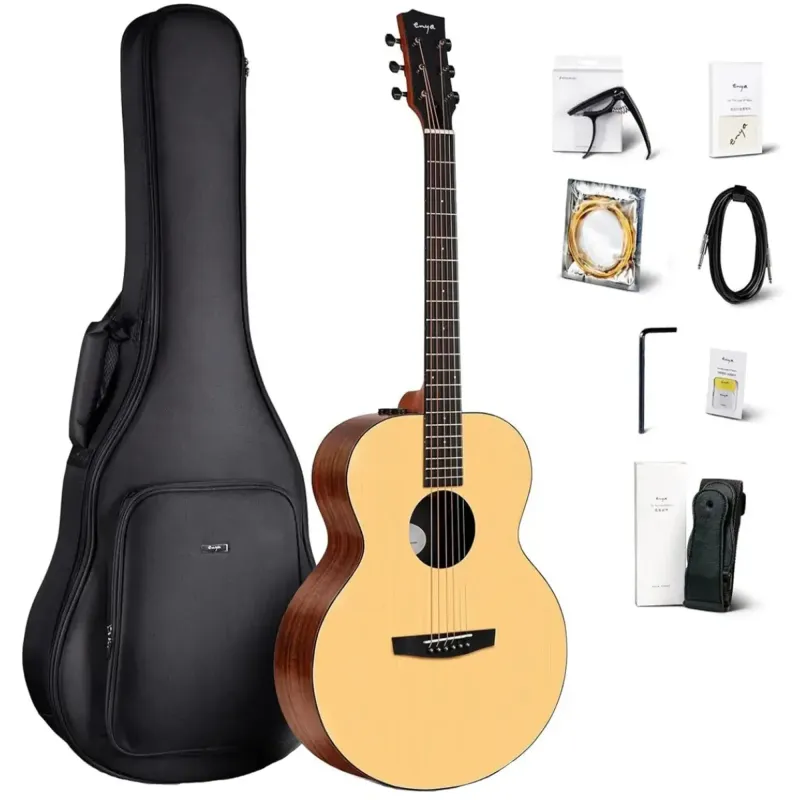Enya Grand Auditorium Acoustic Guitar - Natural