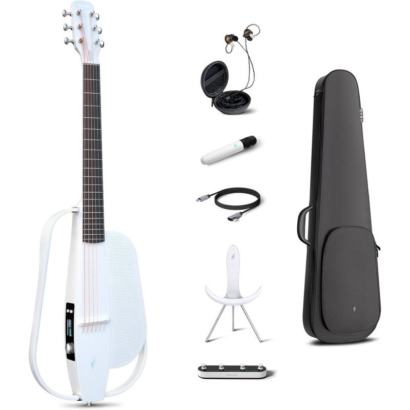 Enya NEXG2/WH NEXG 2 Deluxe Acoustic Electric Guitar Electric Guitar - White