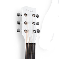 Enya NOVA GO/WH/SP1 Nova Go Sp1: Carbon Fiber Electric Acoustic Travel Guitar - White