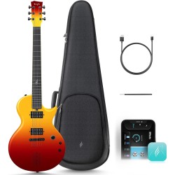 Enya Nova GoSonic/VR Smart Electric Guitar - Volcano Red