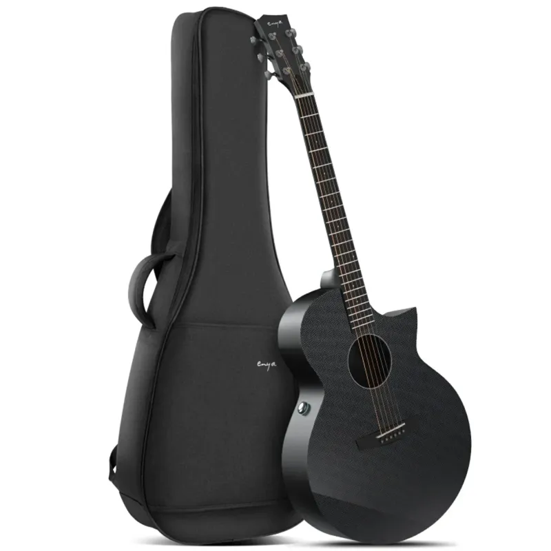 Enya X3 Pro/4/4 Carbon Fiber Acoustic Plus Guitar - Black Enya X3 Pro/4/4 Carbon Fiber Acoustic Plus Guitar - Black