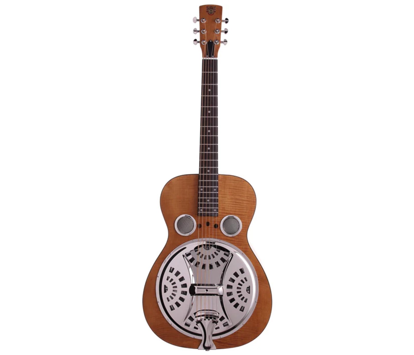 Epiphone DWHOUNDLX Resonator Dobro Hound Dog Deluxe Round Neck Guitar - Vintage Brown