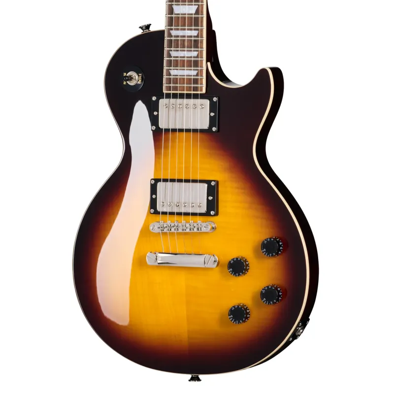 Epiphone E1LPTPVSNH1 Les Paul Tribute Plus Electric Guitar - Vintage Sunburst Epiphone E1LPTPVSNH1 Les Paul Tribute Plus Electric Guitar - Vintage Sunburst