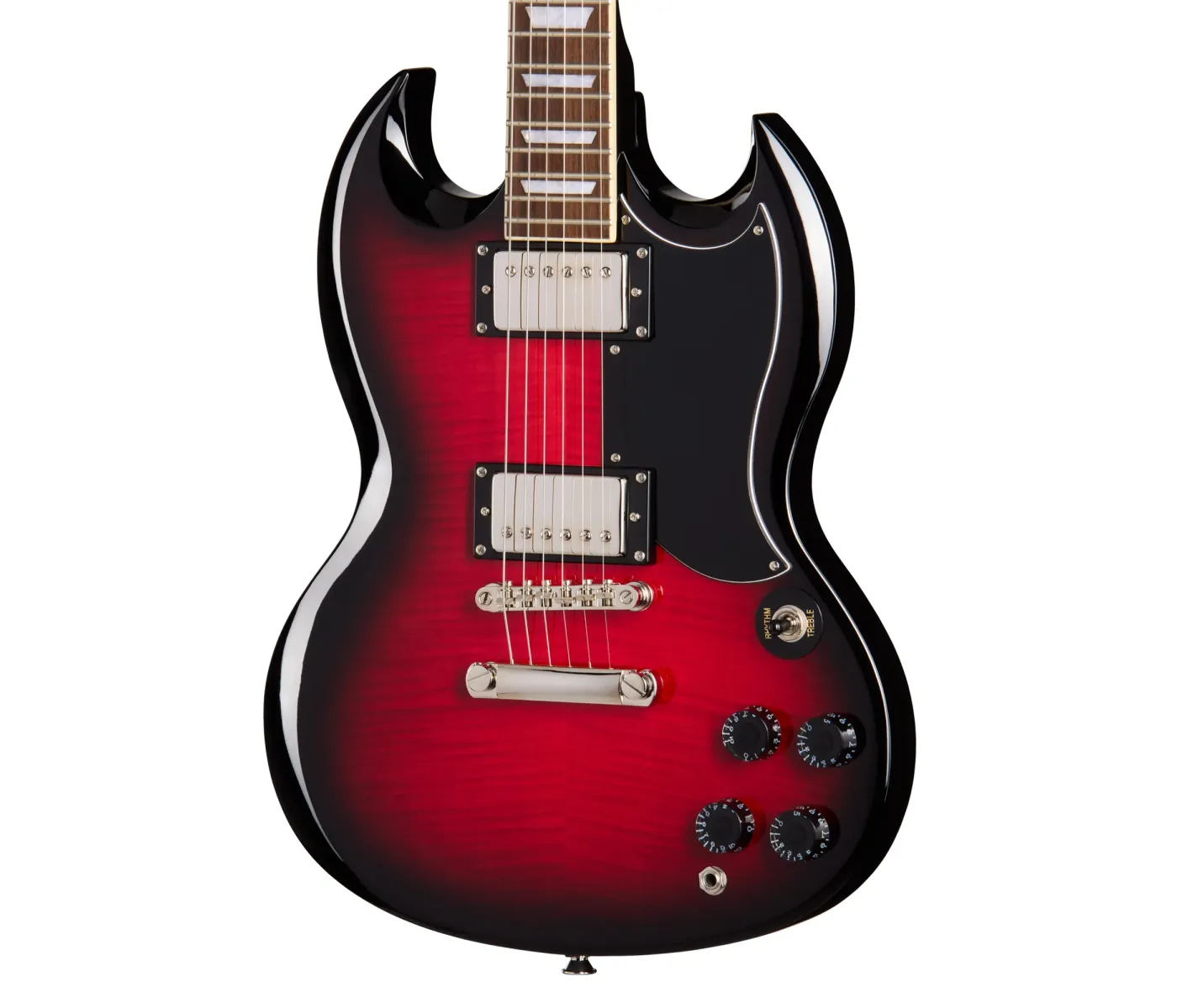 Epiphone E1SGTPCBNH1 SG Tribute Plus Electric Guitar - Cherry Burst