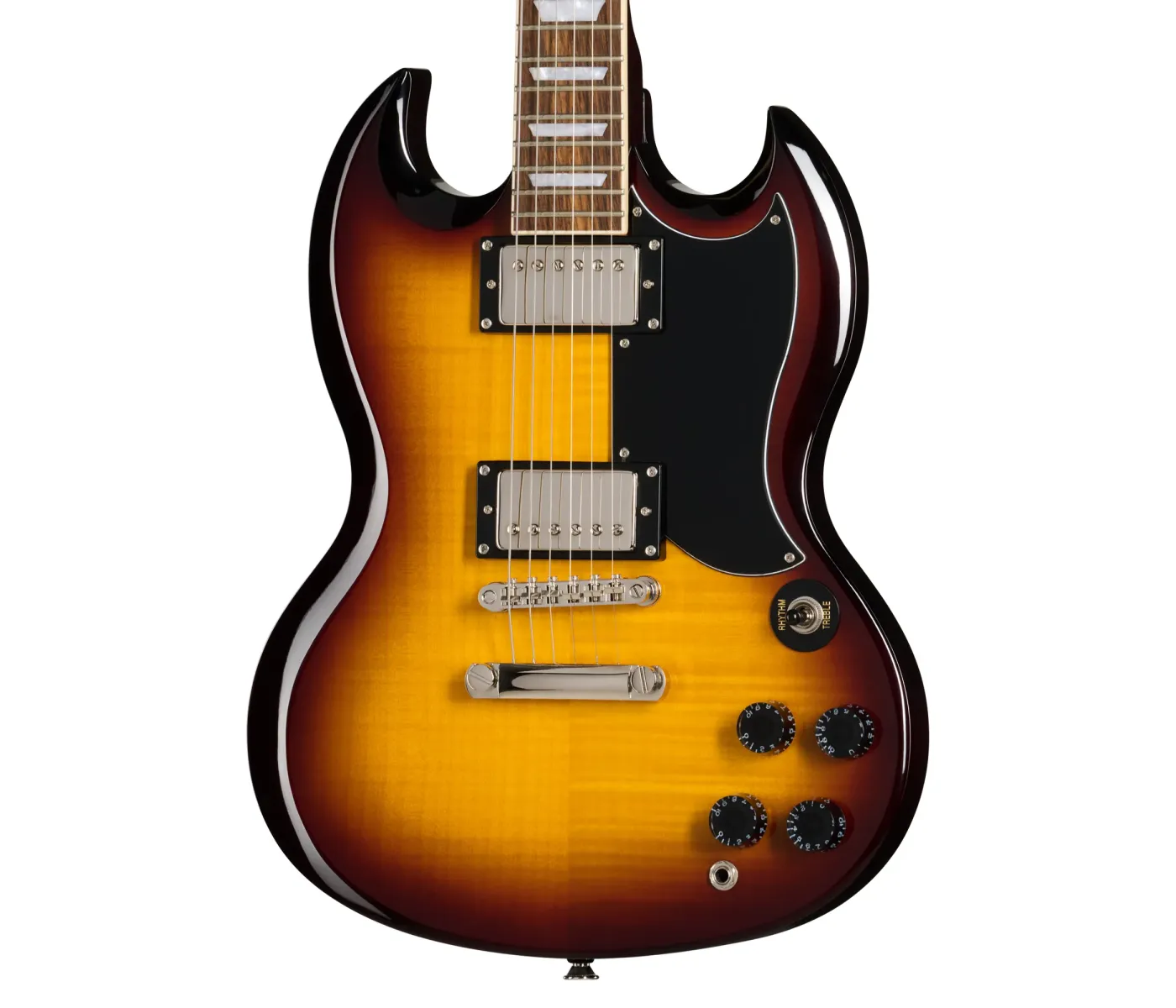 Epiphone E1SGTPVSNH1 SG Tribute Plus Electric Guitar - Vintage Sunburst Epiphone E1SGTPVSNH1 SG Tribute Plus Electric Guitar - Vintage Sunburst