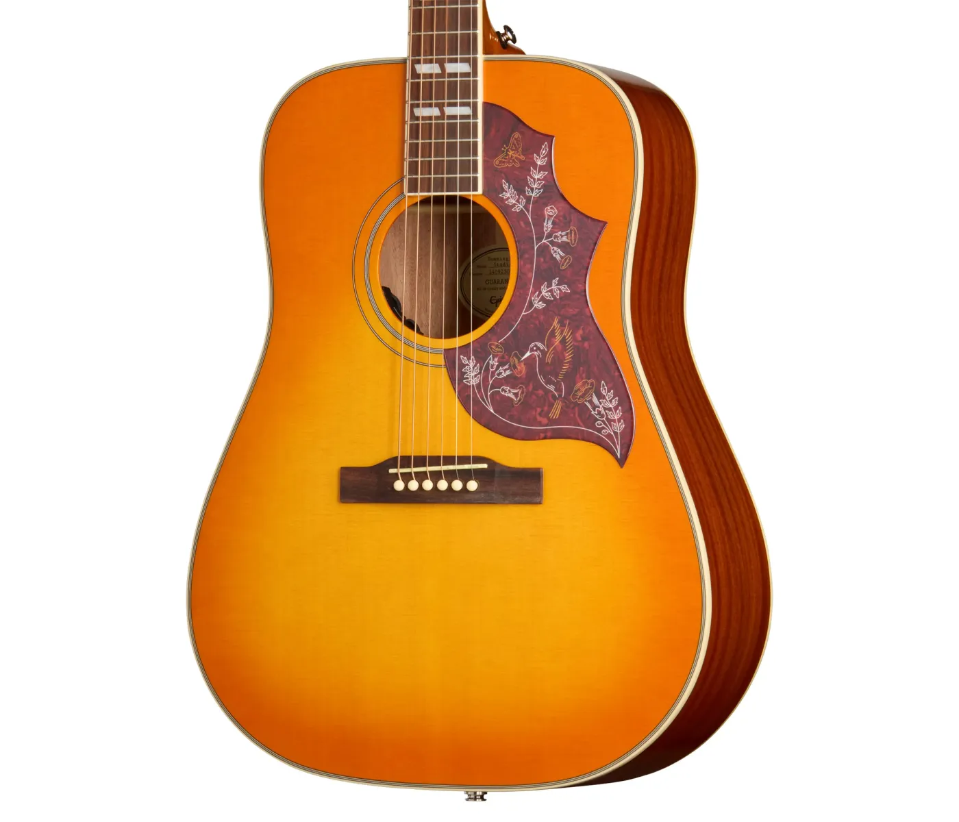 Epiphone EASHBHCNH1 Hummingbird Studio Acoustic Electric Guitar - Antique Natural