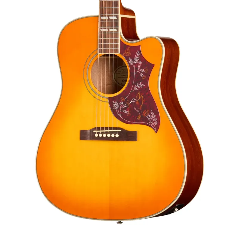 Epiphone EASHCHCNH1 Hummingbird Studio EC Acoustic Electric Guitar - Heritage Cherry Sunburst Epiphone EASHCHCNH1 Hummingbird Studio EC Acoustic Electric Guitar - Heritage Cherry Sunburst