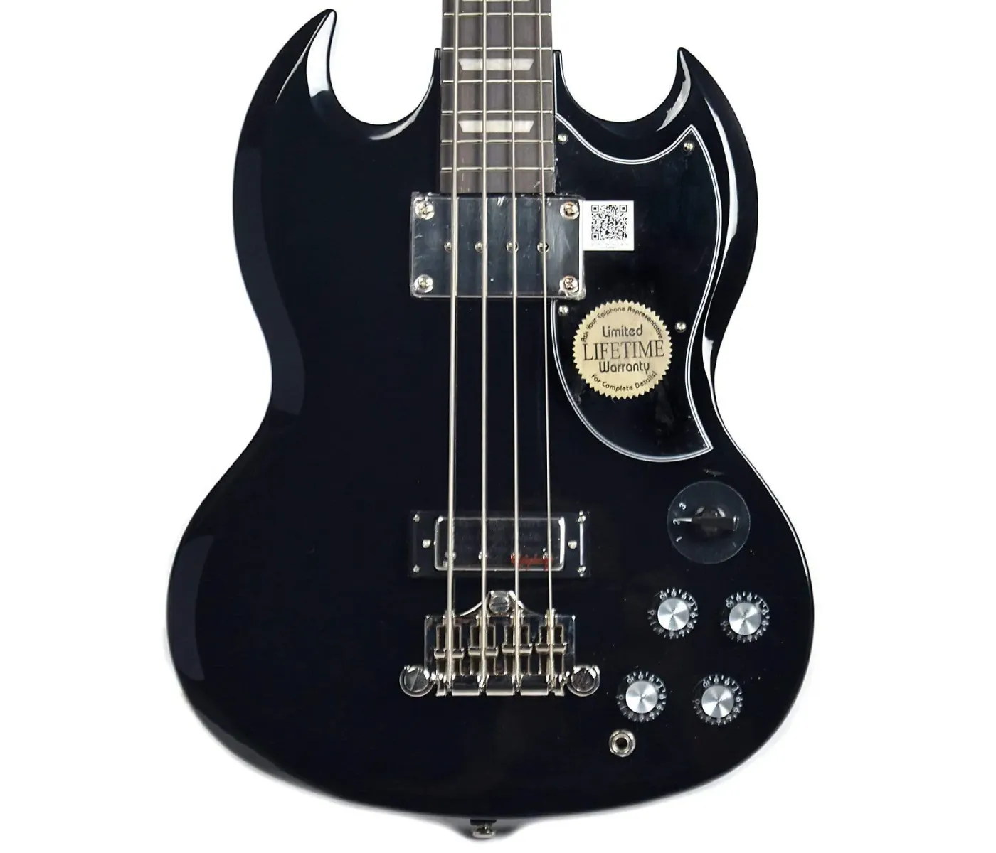 Epiphone EBG3EBCH1 EB-3 - 4 Strings Electric Bass Guitar - Ebony