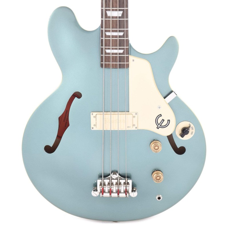 Epiphone EBJCFPENH1 Jack Casady Signature 4 String Electric Bass - Faded Pelham Blue