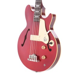 Epiphone EBJCSBUNH1 Jack Casady Signature 4 String Electric Bass - Sparkling Burgundy