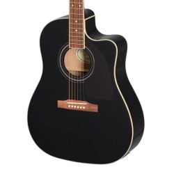 Epiphone EE2SEBNH3 J-45 EC Studio Acoustic-Electric Guitar - Ebony