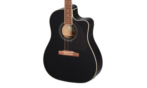 Epiphone EE2SEBNH3 J-45 EC Studio Acoustic-Electric Guitar - Ebony