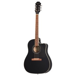 Epiphone EE2SEBNH3 J-45 EC Studio Acoustic-Electric Guitar - Ebony