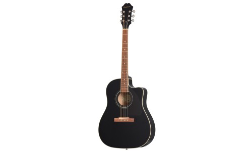 Epiphone EE2SEBNH3 J-45 EC Studio Acoustic-Electric Guitar - Ebony