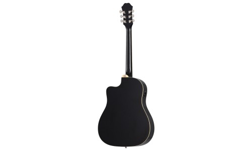 Epiphone EE2SEBNH3 J-45 EC Studio Acoustic-Electric Guitar - Ebony