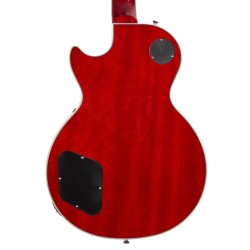 Epiphone EI-LPCFTRDNH3 Les Paul Custom Figured Electric Guitar - Transparent Red