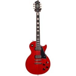 Epiphone EI-LPCFTRDNH3 Les Paul Custom Figured Electric Guitar - Transparent Red