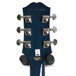 Epiphone EI-SGCFVPBNH3 SG Custom Figured Electric Guitar - Viper Blue