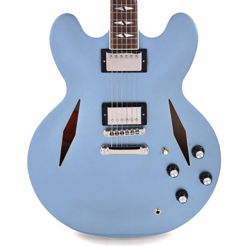 Epiphone EIGCDG335PENH1 Artist Dave Grohl DG-335 Signature Semi Hollowbody Electric Guitar - Pelham Blue