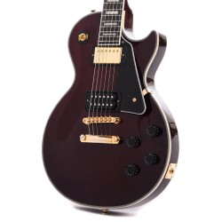 Epiphone EILCJCWRGH3 Artist Jerry Cantrell "Wino" Les Paul Custom Electric Guitar - Wine Red