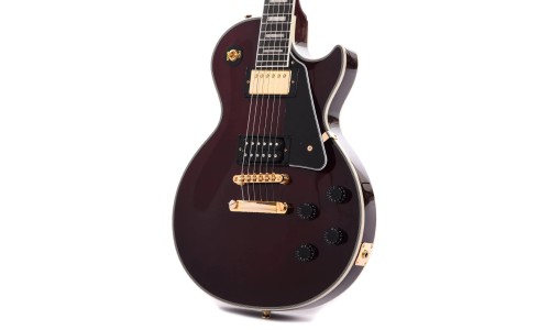 Epiphone EILCJCWRGH3 Artist Jerry Cantrell "Wino" Les Paul Custom Electric Guitar - Wine Red