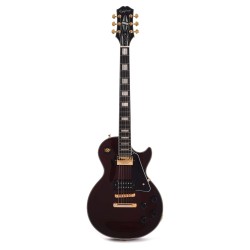 Epiphone EILCJCWRGH3 Artist Jerry Cantrell "Wino" Les Paul Custom Electric Guitar - Wine Red