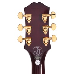 Epiphone EILCJCWRGH3 Artist Jerry Cantrell "Wino" Les Paul Custom Electric Guitar - Wine Red