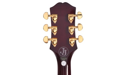 Epiphone EILCJCWRGH3 Artist Jerry Cantrell "Wino" Les Paul Custom Electric Guitar - Wine Red