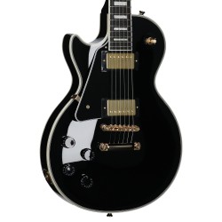 Epiphone EILCLEBGH1 Les Paul Custom Electric Guitar Left Handed - Ebony