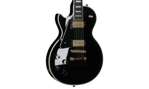 Epiphone EILCLEBGH1 Les Paul Custom Electric Guitar Left Handed - Ebony