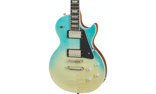 Epiphone EILMFCBFNH1 Les Paul Modern Electric Guitar - Caribbean Blue Fade