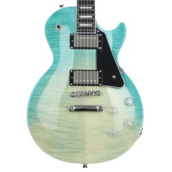 Epiphone EILMFCBFNH1 Les Paul Modern Electric Guitar - Caribbean Blue Fade