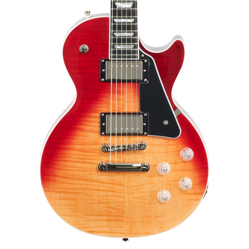 Epiphone EILMFOMFNH1 Les Paul Modern Electric Guitar - Magma Orange Fade